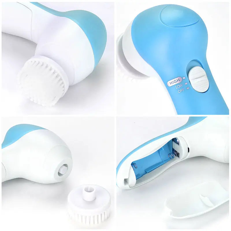 VELORA 5-IN-1 Facial Cleansing Brush