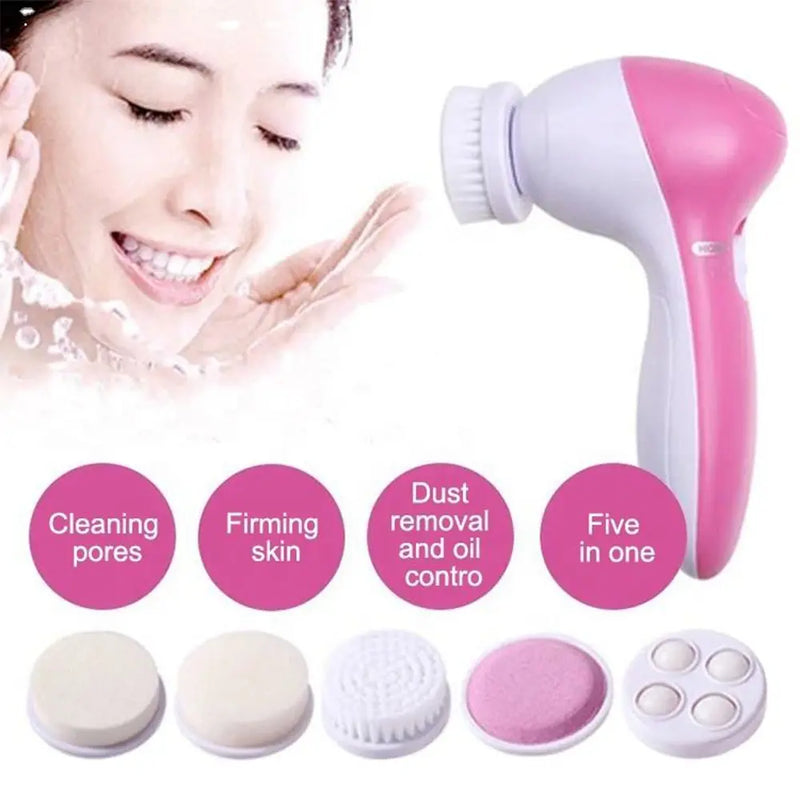 VELORA 5-IN-1 Facial Cleansing Brush