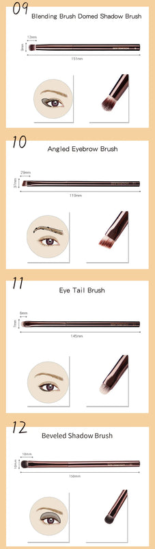 VELORA Precision Makeup Brush Collection