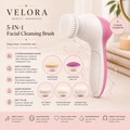 VELORA 5-IN-1 Facial Cleansing Brush